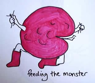 feeding the monster