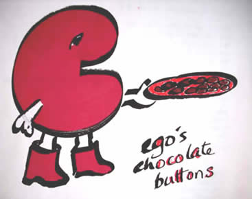 brownie points and chocolate buttons