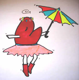 princess ego has a twirl