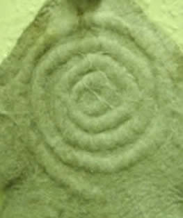 along our path spiral