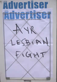 ayr lesbian fight