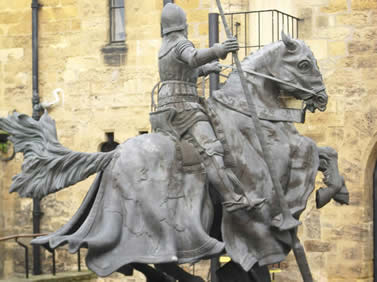 knight on horseback