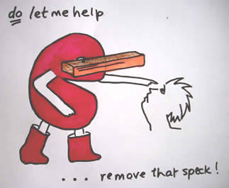 let me remove that speck